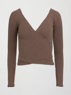Long Sleeve Wrap Top