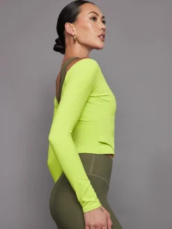 Long Sleeve Wrap Top in Melt