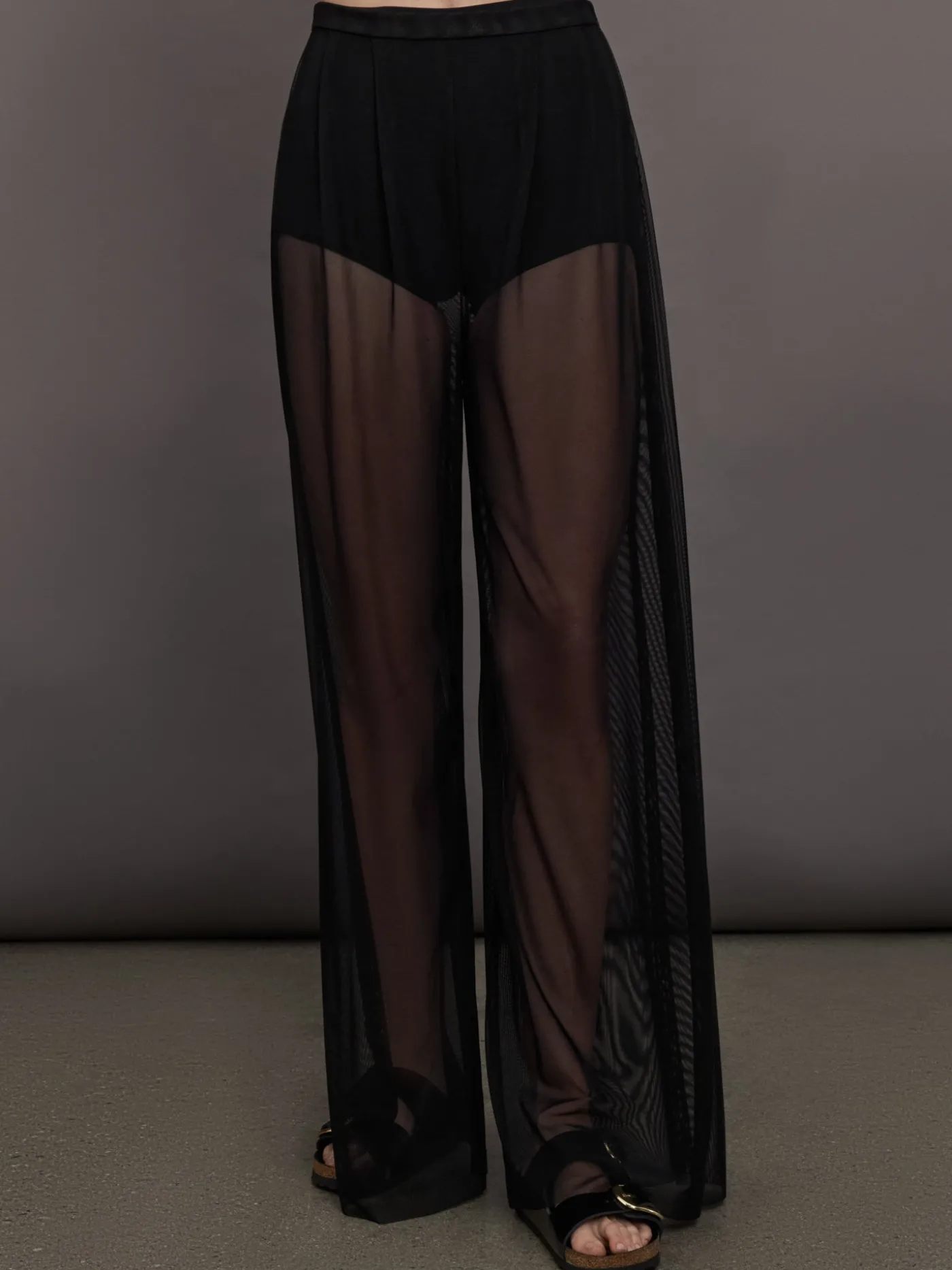 Mens Sheer Pleat Pant