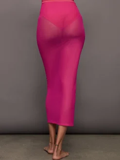 Mesh Column Skirt