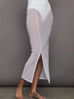 Mesh Column Skirt