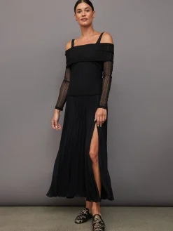Mesh Off Shoulder Top