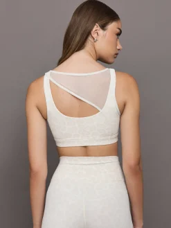 Mesh Overlay Bra in Melt