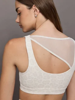Mesh Overlay Bra in Melt