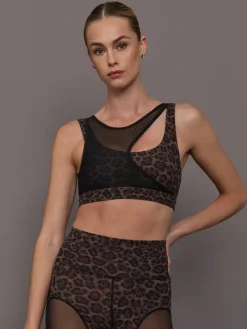 Mesh Overlay Bra in Melt