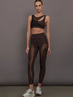 Mesh Overlay Bra in Melt