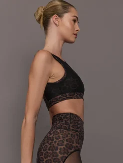 Mesh Overlay Bra in Melt