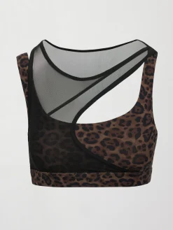 Mesh Overlay Bra in Melt