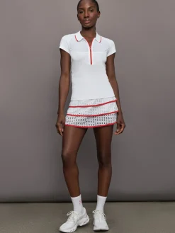 Mesh Zip Performance Polo