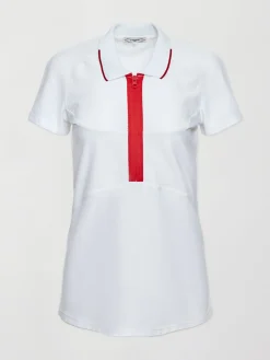 Mesh Zip Performance Polo
