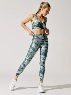 Metallic Camo 7/8 Legging