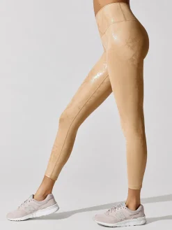 Metallic Snake High Rise 7/8 Legging