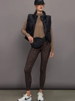 Mock Neck Corset Zip Top in Melt