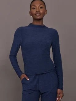 Mock Neck Long Sleeve in Soft Luxe