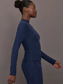 Mock Neck Long Sleeve in Soft Luxe