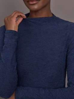 Mock Neck Long Sleeve in Soft Luxe