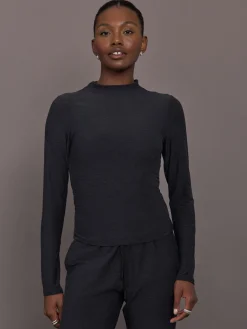 Mock Neck Long Sleeve in Soft Luxe