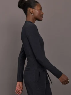 Mock Neck Long Sleeve in Soft Luxe