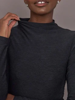 Mock Neck Long Sleeve in Soft Luxe