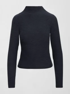 Mock Neck Long Sleeve in Soft Luxe