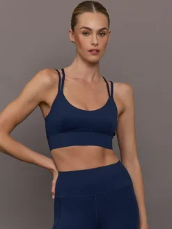 Multi Strap Active Bra in Diamond Compression