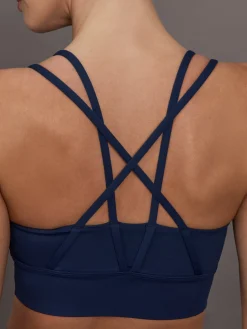 Multi Strap Active Bra in Diamond Compression
