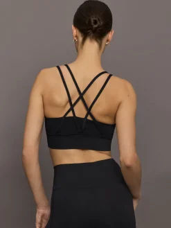 Multi Strap Active Bra in Diamond Compression