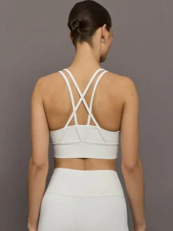 Multi Strap Active Bra in Diamond Compression