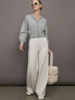 Nomia Ruched Zip Hoodie
