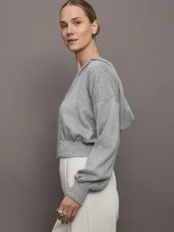 Nomia Ruched Zip Hoodie