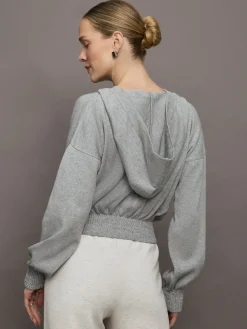 Nomia Ruched Zip Hoodie