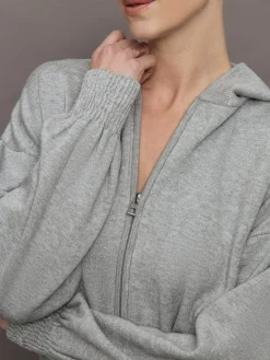 Nomia Ruched Zip Hoodie