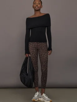 Off Shoulder Fold Over Sweater