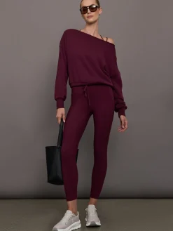 Off Shoulder Sweatshirt in French Terry