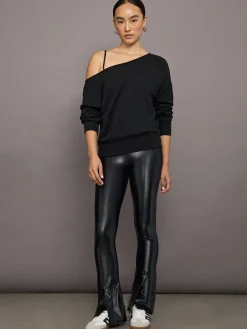Off Shoulder Sweatshirt in French Terry
