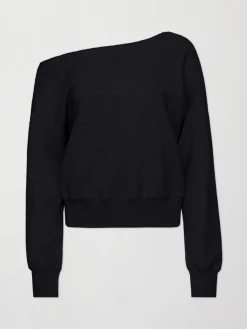 Off Shoulder Sweatshirt in French Terry