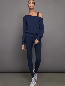 Off Shoulder Sweatshirt in French Terry