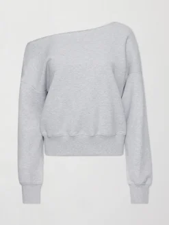 Off Shoulder Sweatshirt in French Terry