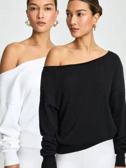 Off Shoulder Sweatshirt Multipack