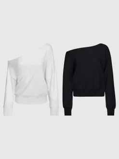 Off Shoulder Sweatshirt Multipack