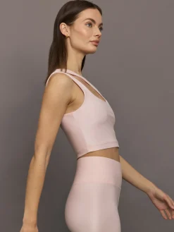 One Shoulder Bra Top in Takara Shine