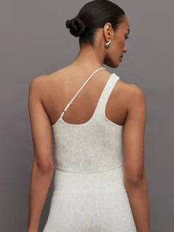 One Shoulder Convertible Tank in Melt