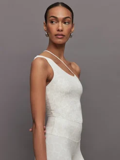 One Shoulder Convertible Tank in Melt