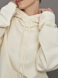 Oversized Raglan Sleeve Hooded Top