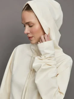 Oversized Raglan Sleeve Hooded Top