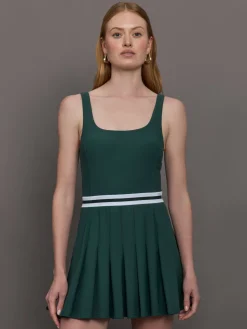 Peached Lucette Pleated Dress