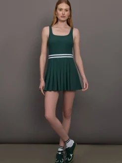 Peached Lucette Pleated Dress