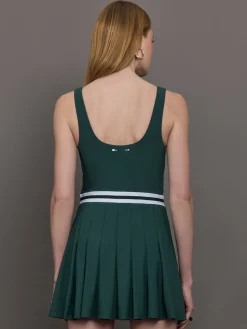 Peached Lucette Pleated Dress