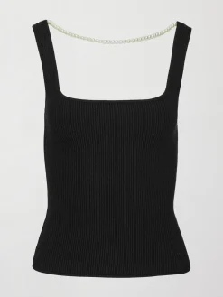 Pearl Necklace Sweater Tank