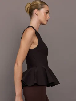 Peplum Sweater Tank